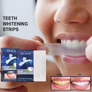 Teeth Whitening Strip Portable Dental Whitening Strip Reduced Sensitivity White Strips (14PCS = 7 Pair)