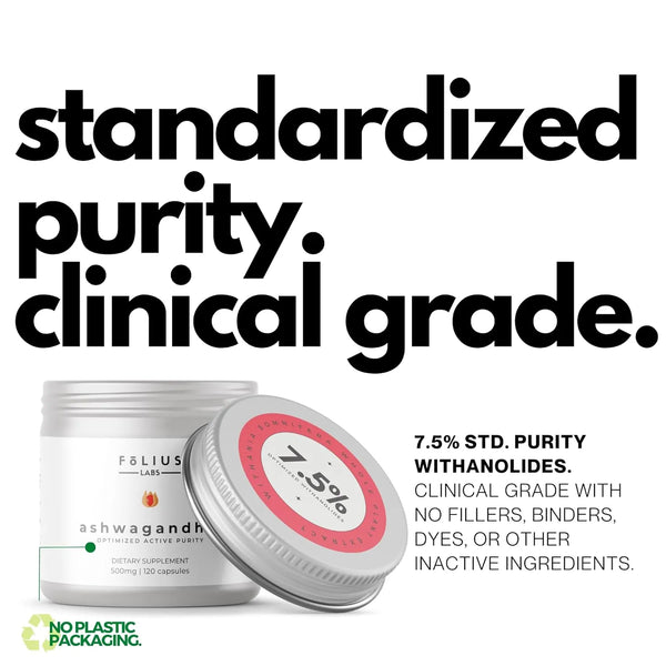 Ashwagandha Capsules - 120 capsules – Full Spectrum Ashwagandha root extract